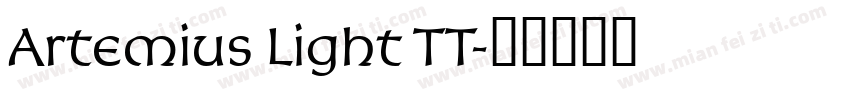 Artemius Light TT字体转换